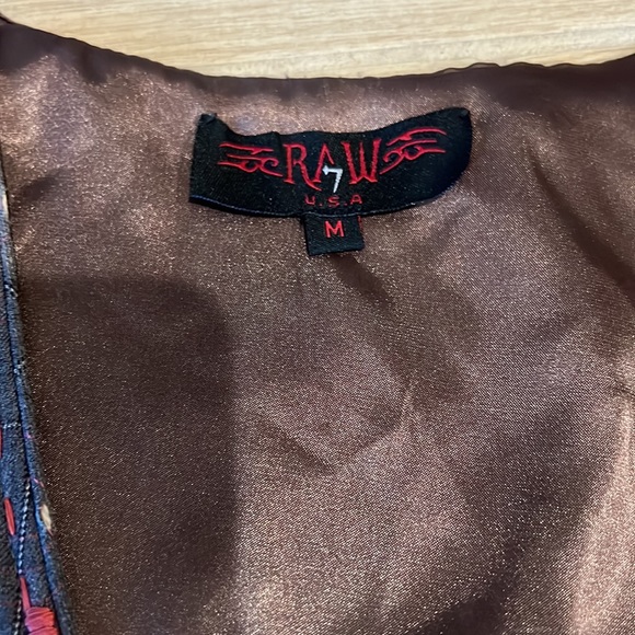 RAW 7 beautiful rare vest size M but fits more like Small - Picture 2 of 10